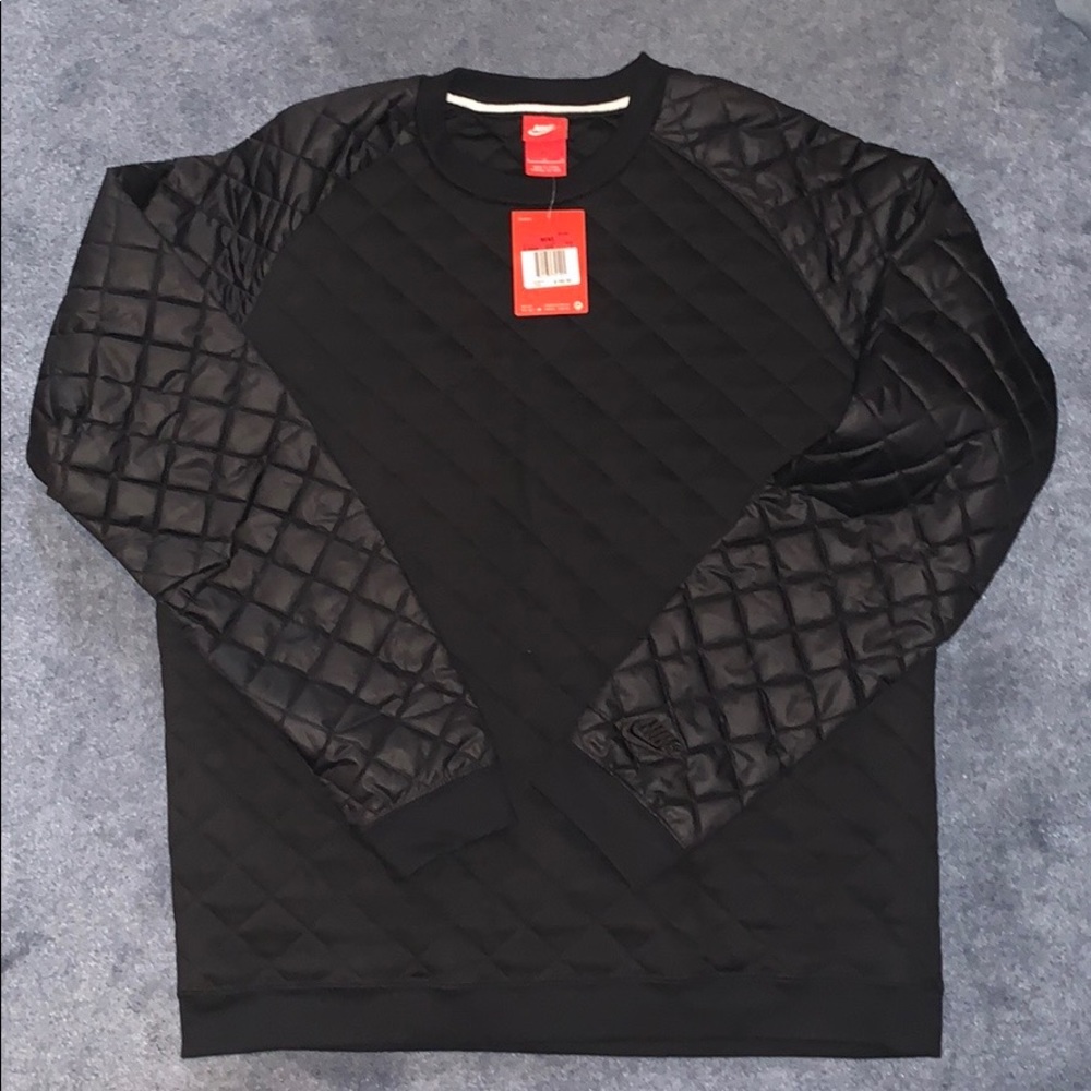 NWT Nike Windbreak Cotton Qulited Sweater